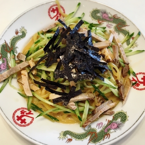 「冷麺 焼豚のせ」@新大宮 中華のサカイ 本店の写真