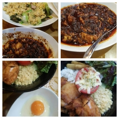 「【限定】SENタッキーフライドチキン天草大王の油そば＋ライス」@麺屋 扇 SENの写真