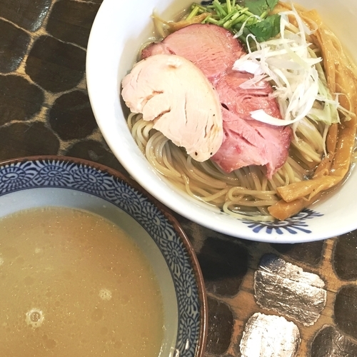 「【限定】淡麗蛤つけそば(塩)」@特級鶏蕎麦 龍介の写真