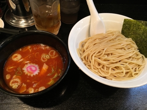 「辛つけ麺（辛味３）」@大勝軒 まるいち 新宿東南口店の写真