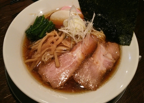 「長岡生姜そば　750円」@立ち呑み居酒屋 金町製麺の写真