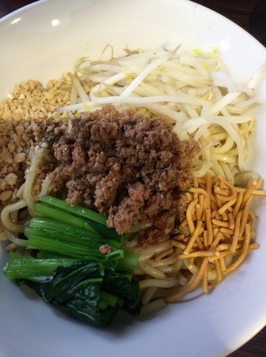 「汁なし担々麺」@自家製麺ほうきぼし 神田店の写真