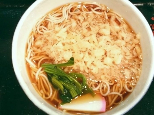 「たぬきそば」@小諸そば EQUiA 北千住店の写真