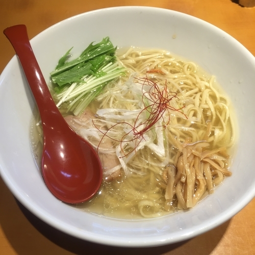 「香彩鶏だし塩ラーメン（￥800）」@麺屋 翔 品川店の写真