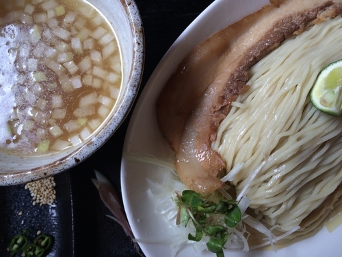 「【限定】コーレーグスのえび塩つけ麺 880円」@龍のひげの写真