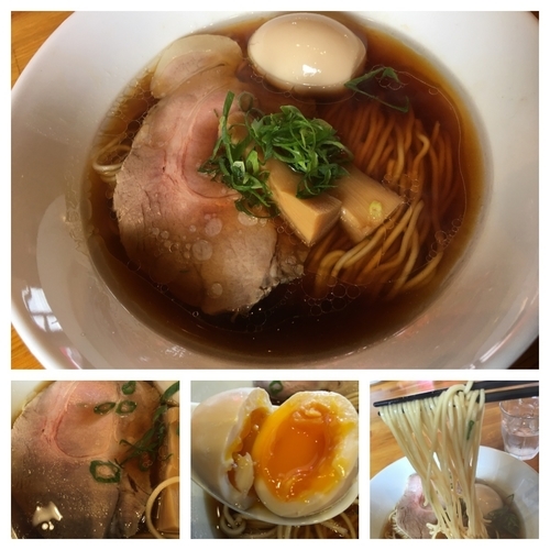 「中華そば 500円(味玉サービス)」@麺処 清水の写真