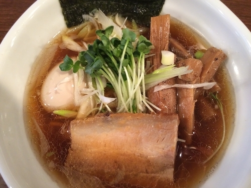 「中華ソバ 700円（メンマ+100円）」@らーめん 和なり えんの写真