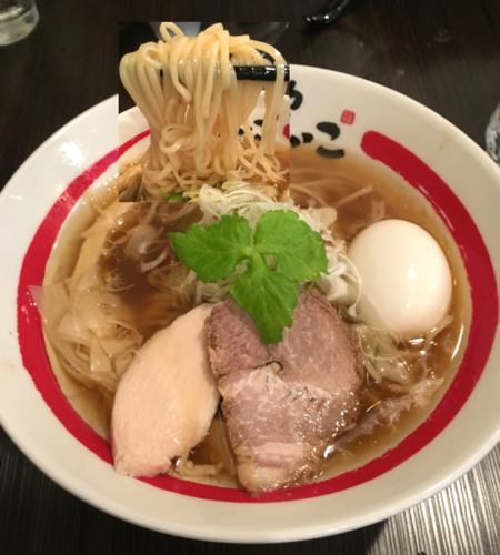 「塩そば ￥800」@麺や でこの写真