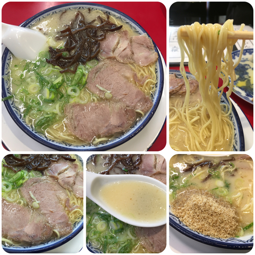 「ラーメン(バリカタ)¥520+etc」@博多ラーメン しばらく 西新店の写真