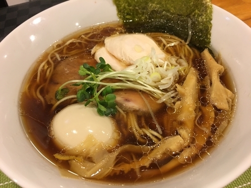 「特製中華そば」@中華蕎麦 はざまの写真