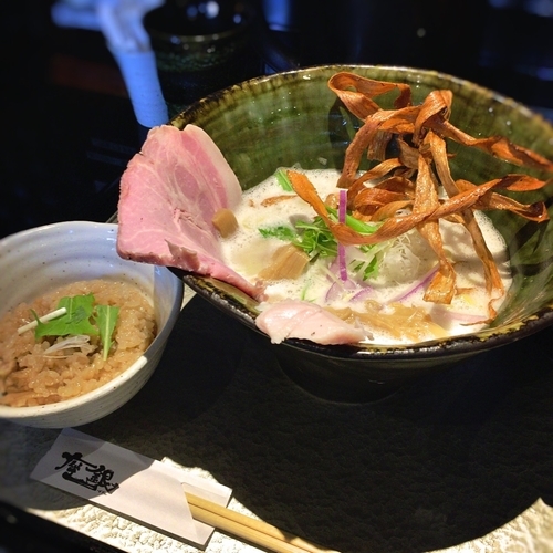 「鶏soba」@鶏soba 座銀 肥後橋本店の写真
