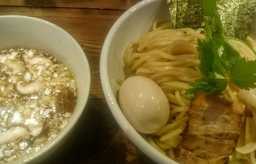 「特製塩つけそば＋大盛」@神田とりそば なな蓮の写真