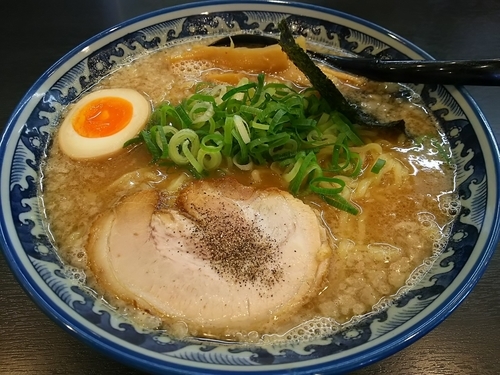 「れんげらーめん (大盛り)」@らーめん食堂 れんげ 岡谷店の写真
