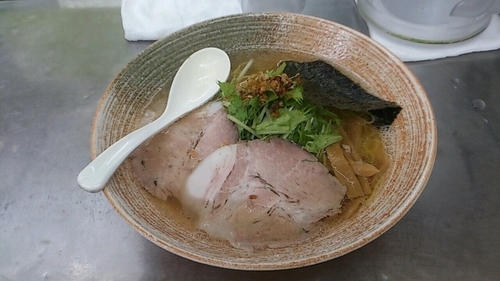 「塩ラーメン_880円」@覆麺 智の写真