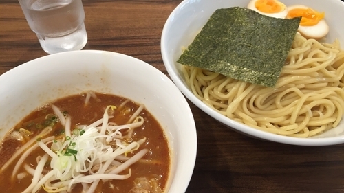 「辛味噌つけ麺」@麺や とらの写真