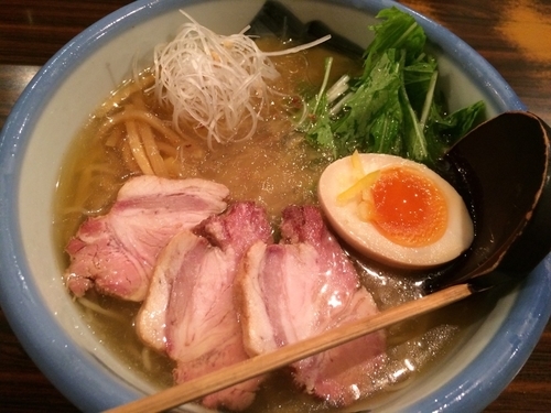 「冷やし柚子塩麺」@AFURI 原宿店の写真