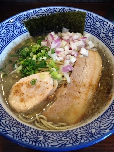 「濃厚煮干し中華そば  ネギ」@煮干し中華蕎麦 山崎の写真