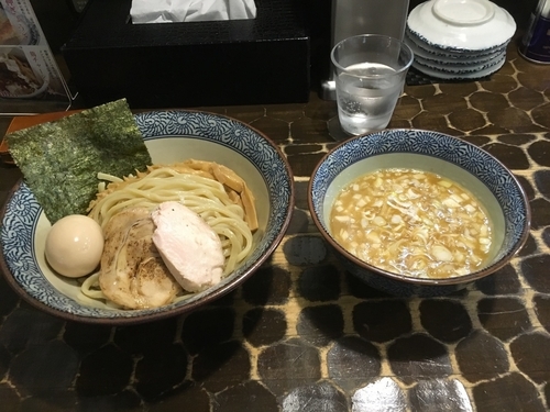 「龍介つけそば＋味玉」@特級鶏蕎麦 龍介の写真