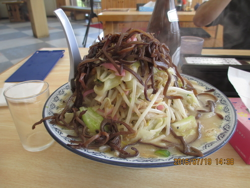 「ちゃんぽん両方大盛　￥980　クーポンきくらげ」@井手ちゃんぽん 唐津店の写真