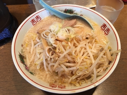 「翔龍麺 もやし トロトロ」@東京屋台らーめん 翔竜 北千住駅前店の写真