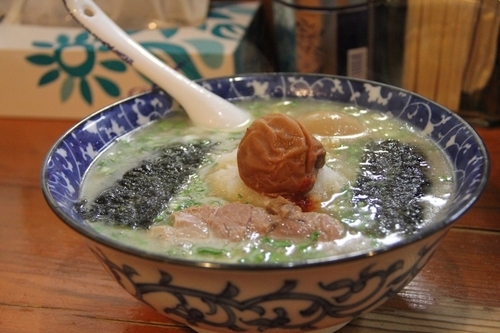 「みぞれらーめん」@がんこや かるがんラーメン つくば店の写真