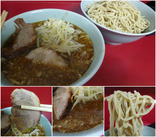 「小ラーメン¥690ぎょったまつけ麺変更¥100（ニンニク）」@ラーメン二郎 中山駅前店の写真