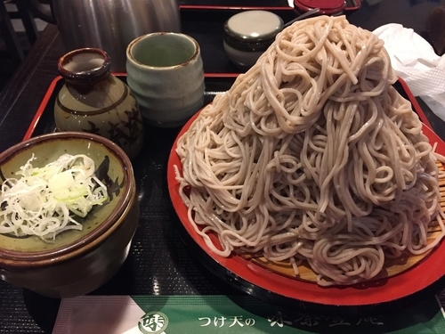 「もりそば 富士山盛 500円」@味奈登庵 横浜天理ビル店の写真