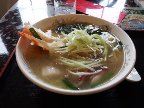 「えりも岬名物ラーメン（塩）」@えりも岬観光センターの写真