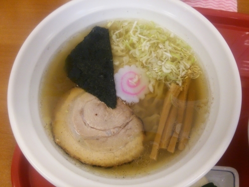 「白醤油らーめん（まぐろ天丼ランチ）」@らーめん我礫の写真