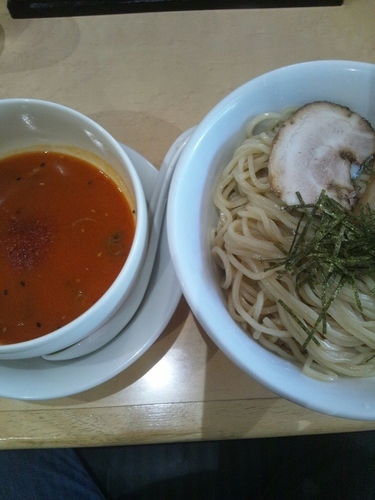 「辛味噌つけめん」@よなやの写真