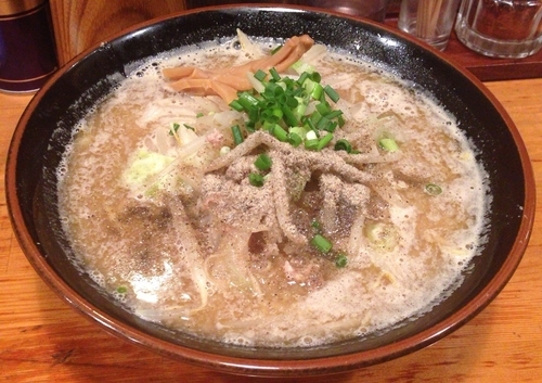 「煮干し･味噌らーめん＋小ライス(780円＋100円)」@らーめん 豊潤の写真