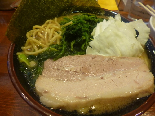 「ホウレンBIG(並)」@横浜豚骨醤油RA-MEN BIGの写真