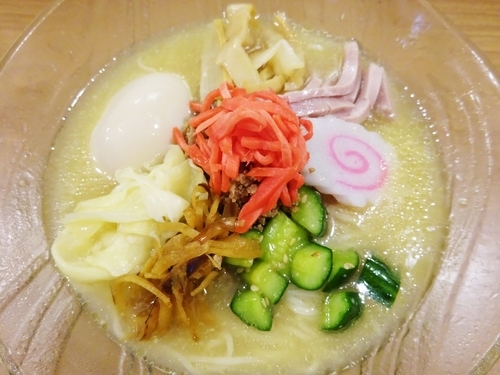 「生姜薫る冷やし塩そば　　880円」@鯛塩そば 灯花 本店の写真