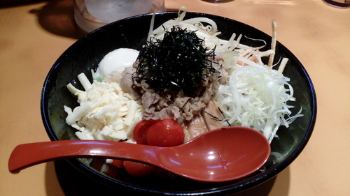 「牛脂の油そば（900円）」@麺屋 翔 品川店の写真