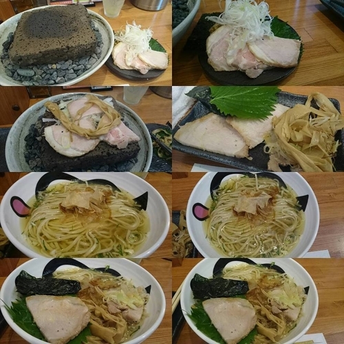 「塩そば　溶岩焼き」@ENTERTAIN麺T style JUNK STORY M.I Labelの写真