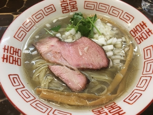 「【限定】冷し特選煮干そば800円」@特級鶏蕎麦 龍介の写真