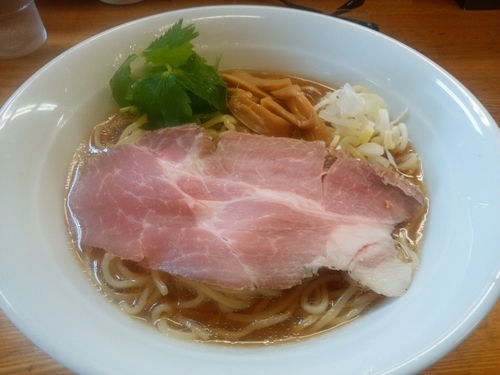「冷やし煮干しらーめん」@麺屋信玄の写真