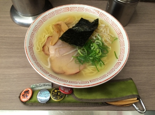 「ゆず塩ラーメン」@都そば 天王寺店の写真