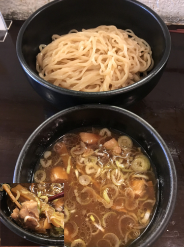 「ゲリラ限定 冷やし煮干しつけ麺  850円」@づゅる麺 池田の写真