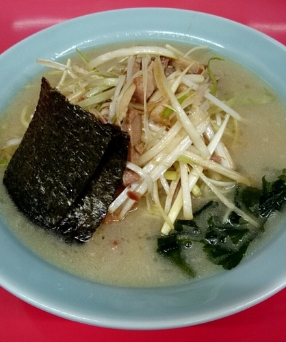 「ネギラーメン（並）」@ラーメンショップ 厚木岡田店の写真