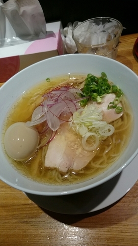 「冷やし 煮干し   (塩)  ８５０円」@麺や 流れ星の写真