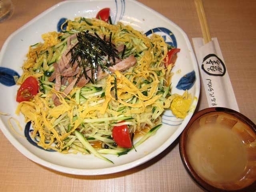 「冷し中華　950円」@与ろゐ屋の写真