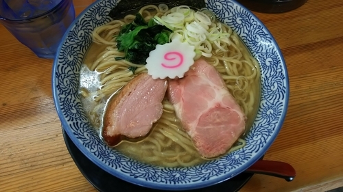 「塩そば(大盛り)」@麺匠 而今の写真