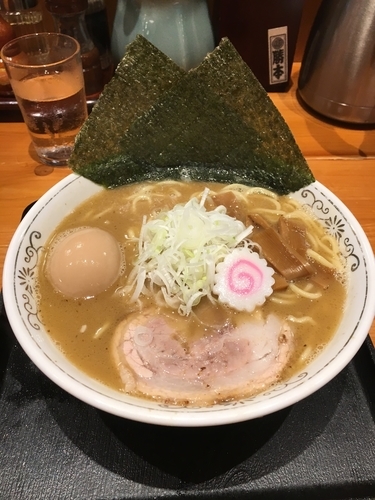 「味玉濃厚中華そば￥880」@中華そば 勝本の写真