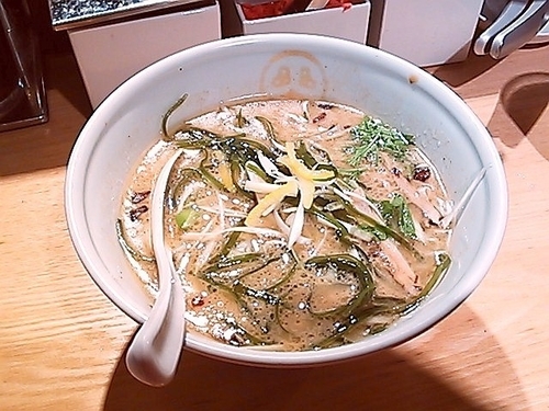 「ゆず香る 岩手県産千切り昆布の豚骨醤油」@TOKYO豚骨BASE MADE by 博多一風堂 池袋店の写真