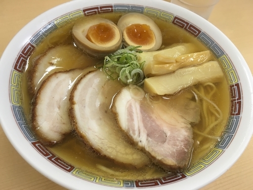 「煮干らーめん ➕特製トッピング」@煮干鰮らーめん 圓の写真