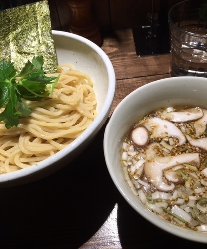 「塩つけそば （￥850）」@神田とりそば なな蓮の写真