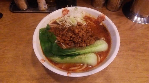 「【木曜日限定「トガシ」】汁ありタンタン（塩）」@麺処 慶の写真