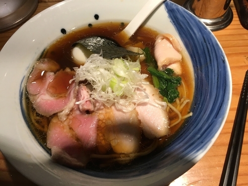 「特製醤油そば 大盛り」@麺処 篠はらの写真