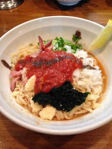 「【限定】冷やしえびまぜ」@はりけんラーメンの写真